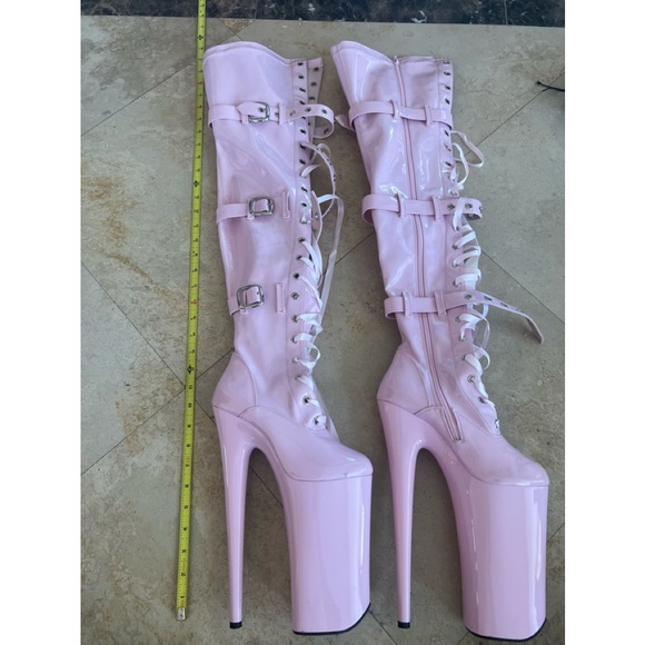 New Pleaser CottonCandy Extreme Heeled Boots